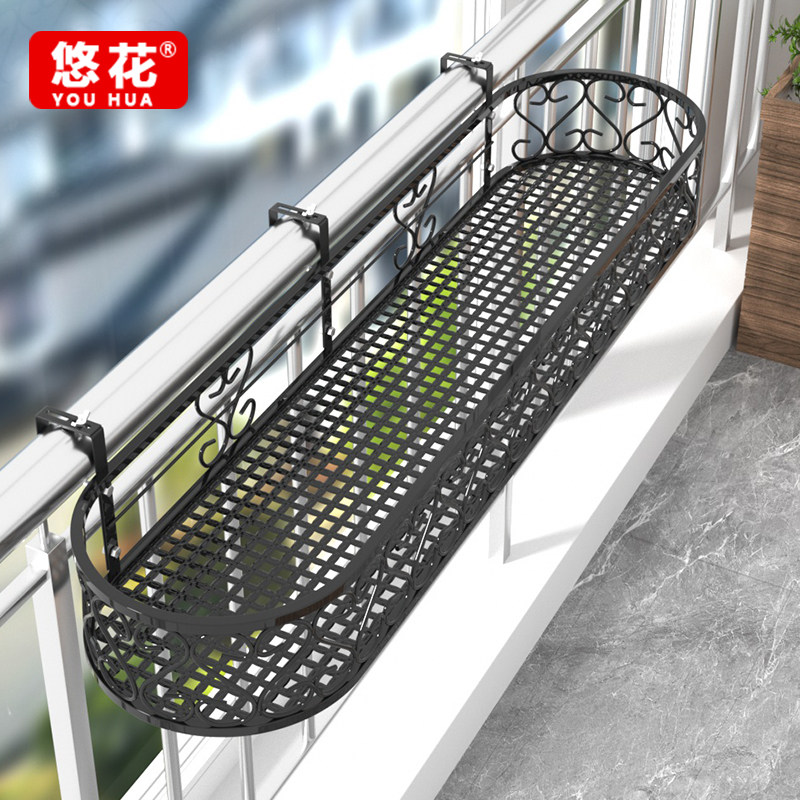 栏杆悬挂阳台花架置物架挂架铁艺窗台花架子室内护栏绿萝多肉花盆,住宅家具,花架/花几,淘宝优惠券,粉丝福利购,淘宝优惠卷
