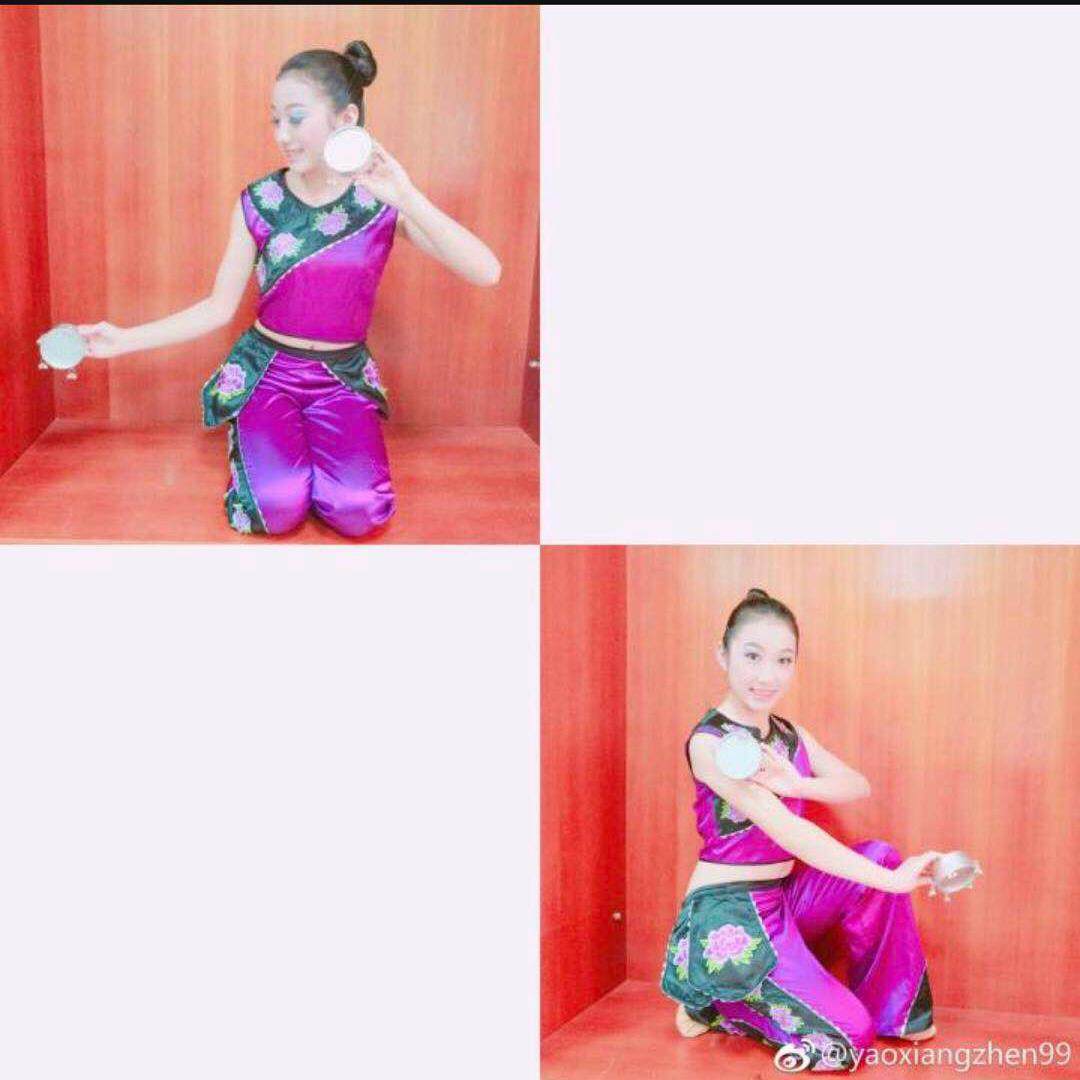 桃李杯彝族群舞跳弦烟盒舞蹈台民族服装表演出服演出租少数民族服