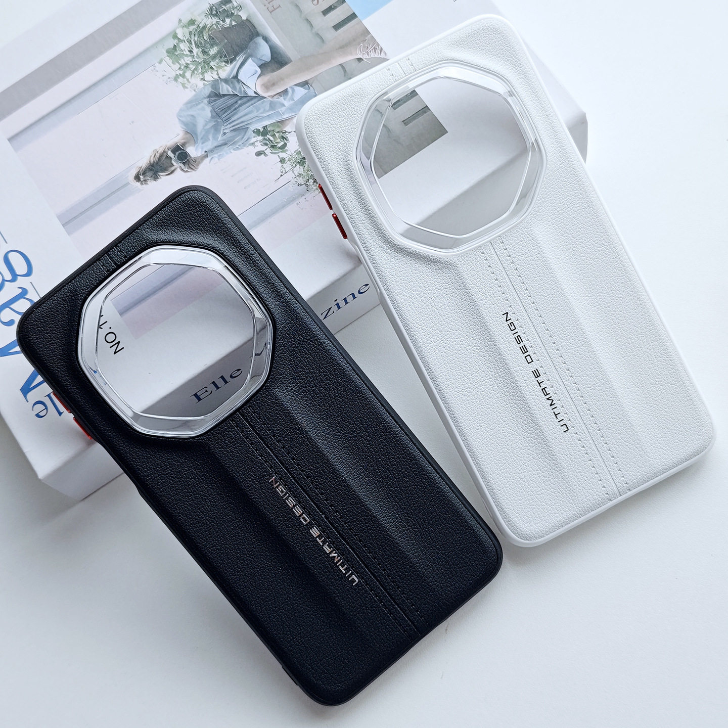 新款华为mate80RS非凡大师版超薄手机壳个性创意商务皮套mate70rs保时捷设计软边防摔保护套小众奢华撞色外壳