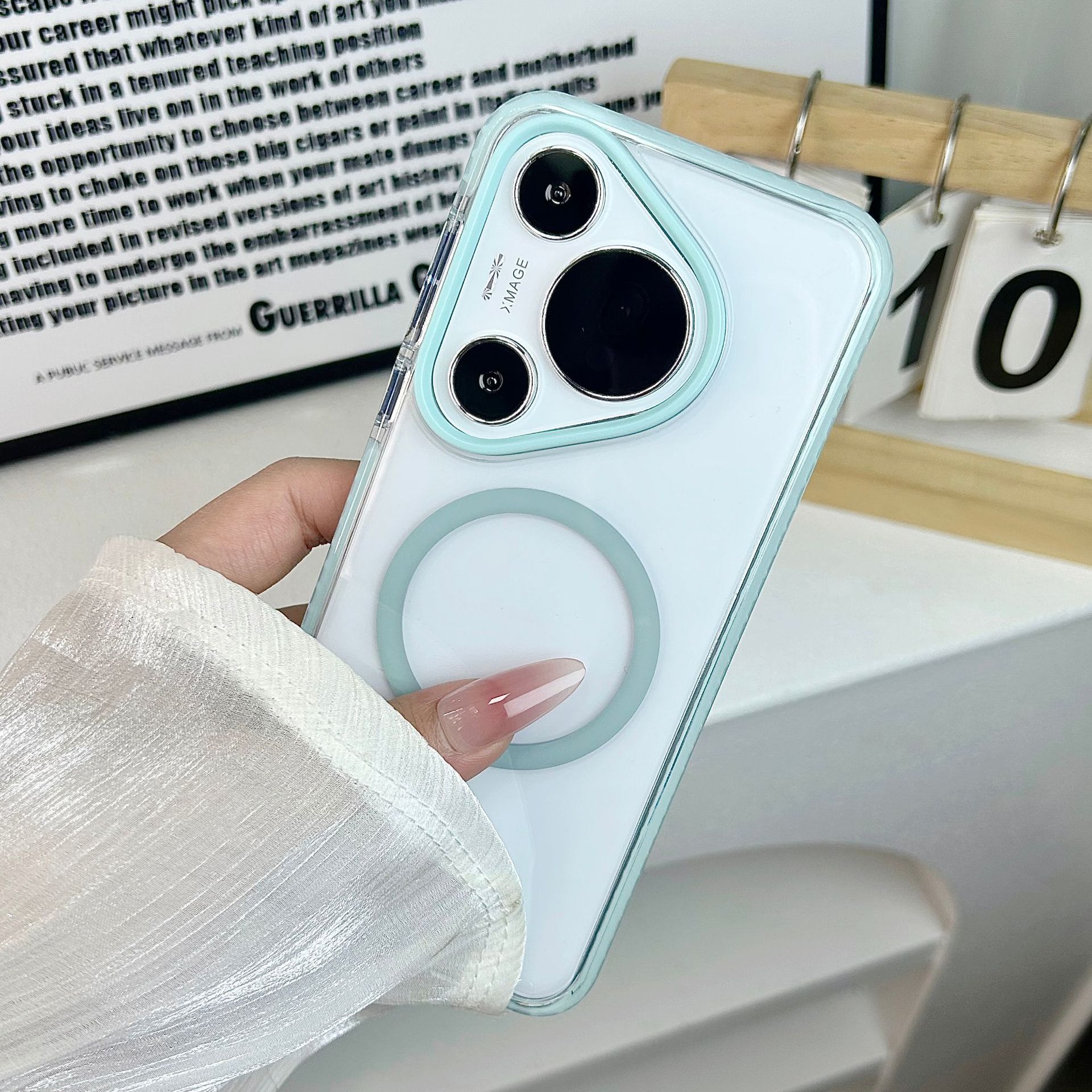 华为pura70pro+撞色手机壳