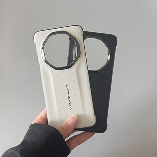 新款华为mate80RS非凡大师版无边框超薄电镀手机壳适用mate70rs保时捷设计原厂纹理保护套商务80rs超轻外壳