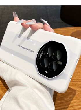 新款秒变适用华为mate50RS保时捷手机壳mate40e陶瓷质感mate50pro全包m30rs防摔mate50男女高级感mate60pro+