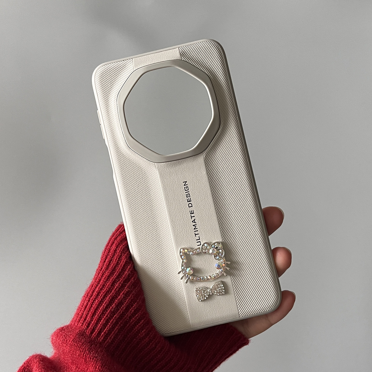 个性创意华为mate70RS非凡大师版手机壳时尚奢华水钻蝴蝶结可爱猫咪保护套mate80rs保时捷软边全包防摔女款壳