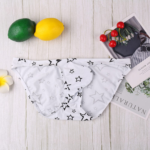 低腰性感棉质三角内裤头透气紧身