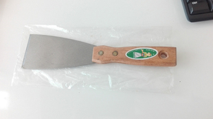 铲刀 木质手柄 结实耐用 斜口铲子 轻松  200MM长  铆钉结实 实拍