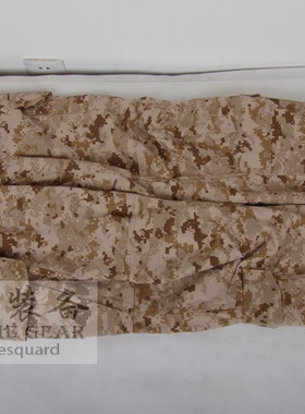 极道装备 美国海君原品君版 AOR1 NWU II 沙漠数码迷彩作战裤