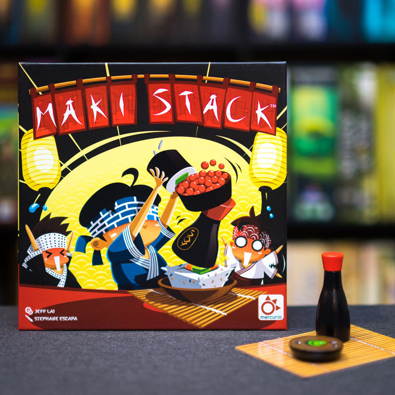 正版中文MAKI STACK (寿司叠叠乐) 休闲聚会卡牌桌游游戏益智礼物