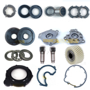 八方中置电机电动自行车改装 维修配件中轴锁紧螺母平面推轴承油封