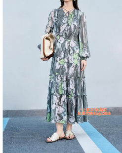 加微发图订金代购 村 国内专柜正品 25秋新款 连衣裙S3253851 春