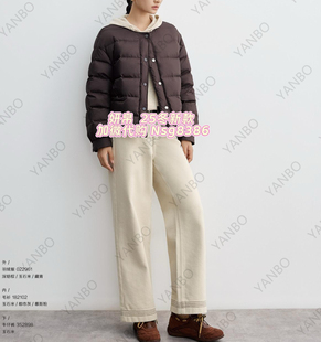 加微发图订金代购 妍B 国内专柜正品 新款 羽绒服022961 25冬季