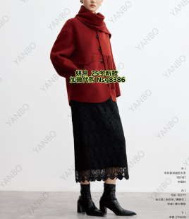 加微发图订金代购 妍B 国内专柜正品 新款 大衣106187 25冬季