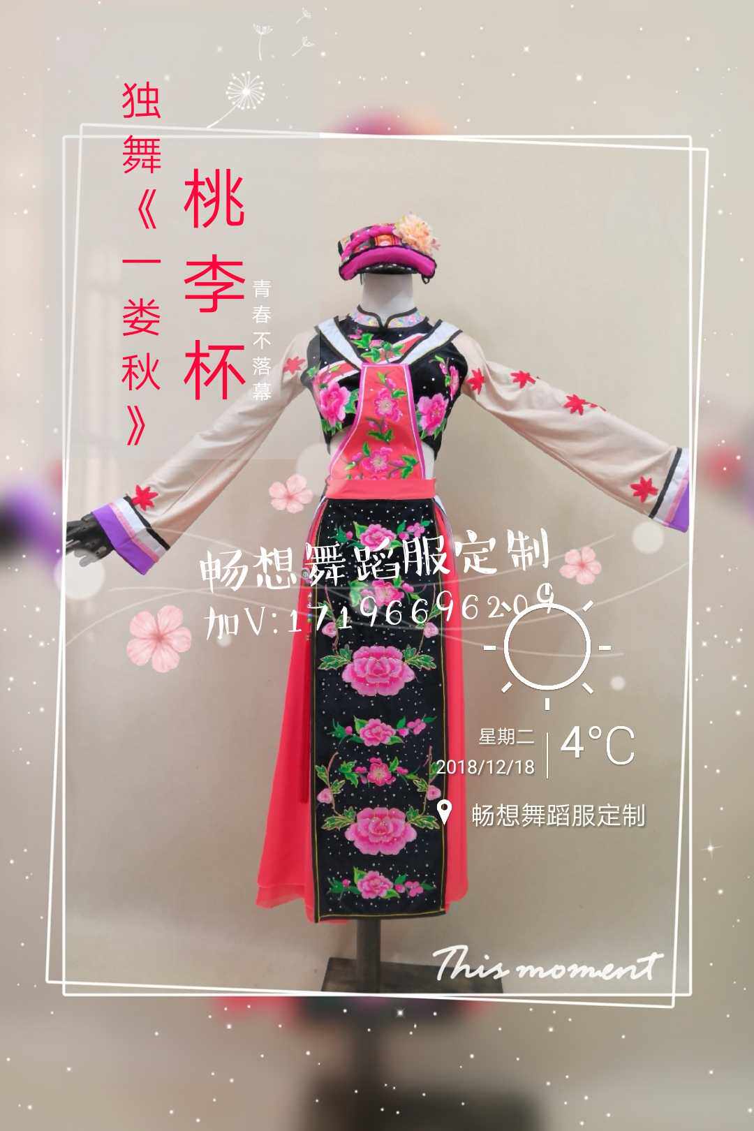 桃李杯古典舞演出服表演服装女