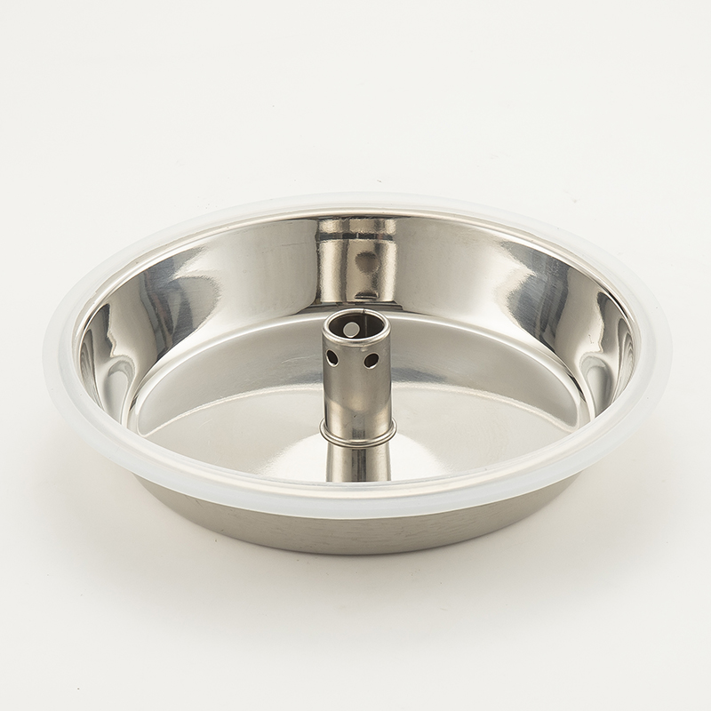 不锈钢蒸盘搭配汽锅蒸汽桑拿盘原汁锅蒸盘海鲜蒸盘汽锅鸡专盘