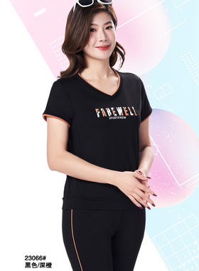 正品必列奇  女士夏季锦纶罗马休闲运动套装两件套韩版显瘦 23066