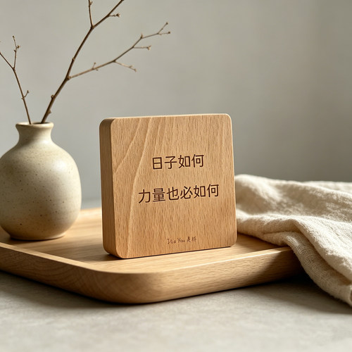 日子如何力量也必如何墙贴摆件