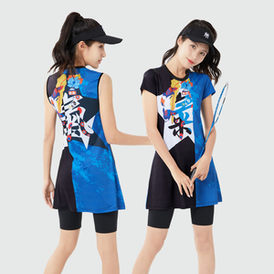 羽毛球服短袖运动网球定制队服
