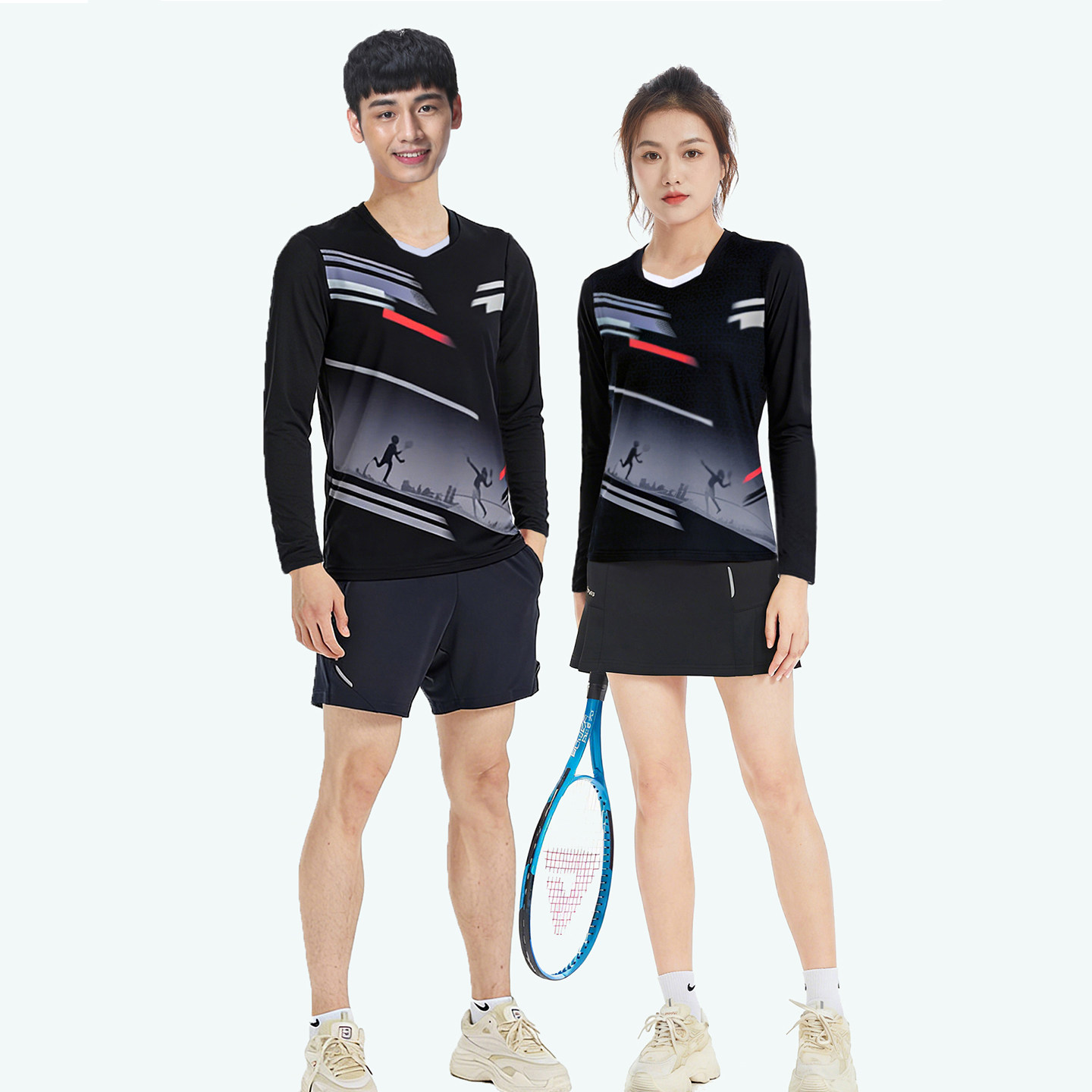 羽毛球服长袖套装速干透气运动网排球比赛女上衣团购定制男T恤,运动/瑜伽/健身/球迷用品,羽毛球上装,淘宝优惠券,粉丝福利购,淘宝优惠卷