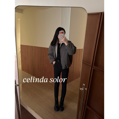 娇阳自制 万年刚需！弹性大 柔软舒服加绒保暖黑色小脚靴裤马术裤