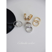 娇阳 香奶奶爆火款 菱格戒指