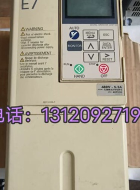议价安川CIMR-E7U42P2 480V-5.3A变频器议价