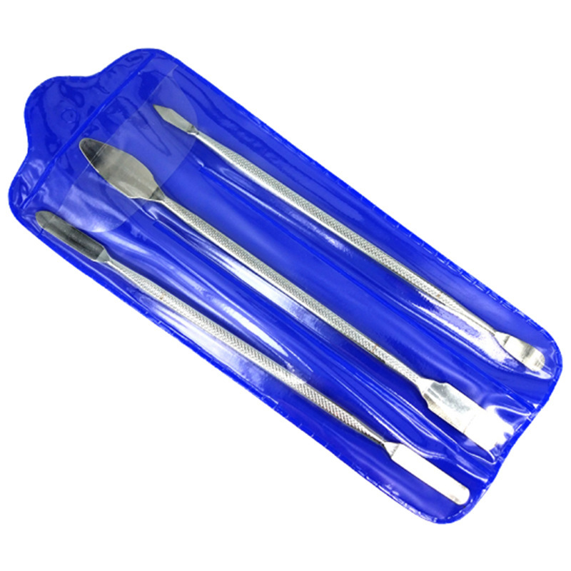 3合1精钢撬棒高硬度电脑手机开壳金属翘棒拆机撬棍双头撬棒套