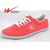 Double Star Tai Chi shoes, practice shoes, men's and women's canvas shoes with ox tendon soles, martial arts shoes, large sizes, children's sizes 26-46 thumbnail 7