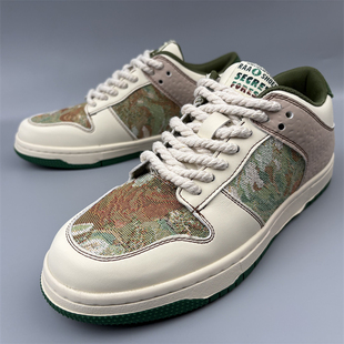 潮鞋 秘密森林情侣鞋 真皮复古小众休闲鞋 男鞋 撤柜捡漏原单 油画板鞋