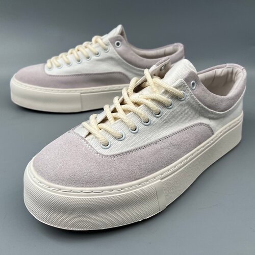 牛反绒透气厚底潮流男板鞋