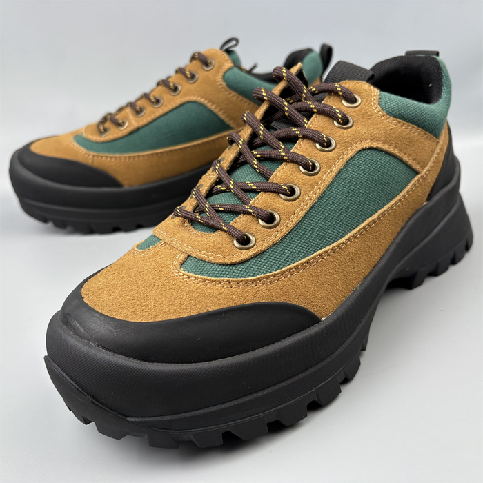 拼色厚底户外登山鞋男耐磨防滑