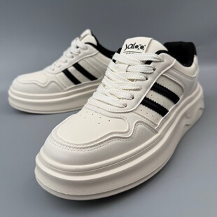 撤柜休闲厚底小白鞋男鞋品牌清仓透气板鞋百搭增高学生潮鞋春秋款