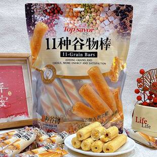 TOP SAVOR金语11种谷物棒杂粮饼338克*12包/箱