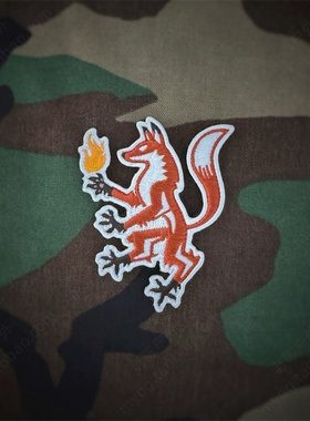 现货 美国PDW Ignem Feram Fox Morale Patch 点燃火种狐狸臂章