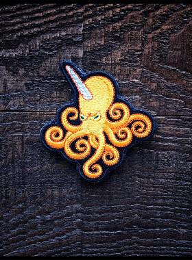 现货 美国PDW SPD Krakencorn V2 Morale Patch 独角章鱼臂章