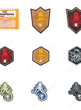 孤品 美国PDW臂章 Prometheus Design Werx魔术贴 士气章合集七