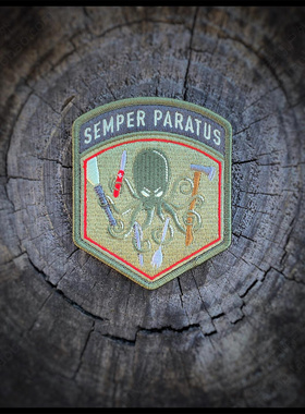现货 美国PDW SPD Semper Paratus Flash 随时准备着的章鱼臂章