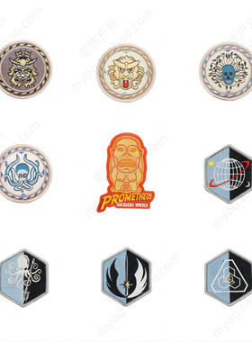 孤品 美国PDW臂章 Prometheus Design Werx魔术贴 士气章合集一