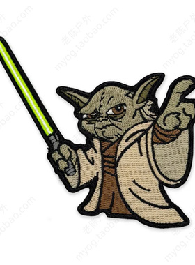 现货 美国PDW Master Yoda Morale Patch 尤达大师臂章 魔术贴