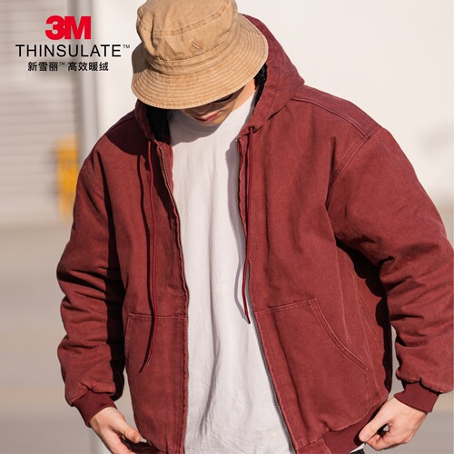 BTB25AW复古水洗工装棉服