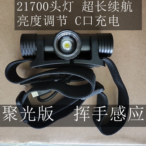 黑瞳21700款带挥手感应头灯