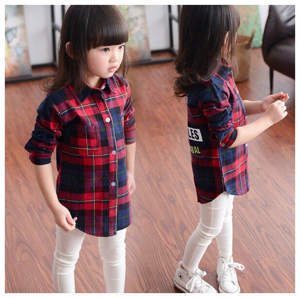 Chemise fille à manche longue - Ref 2085335 Image 1