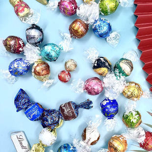 单粒装Lindt瑞士莲60%70%薄荷海盐覆盆子开心果酒心血橙抹茶软心