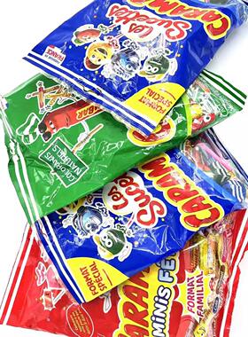 现货法国CARAMBAR水果糖棒棒糖短长条糖海盐焦糖Krema水果糖