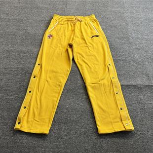 客场出场按扣加绒保暖运动长裤 大码 AYKH369 浙江广厦 李宁CBA赞助