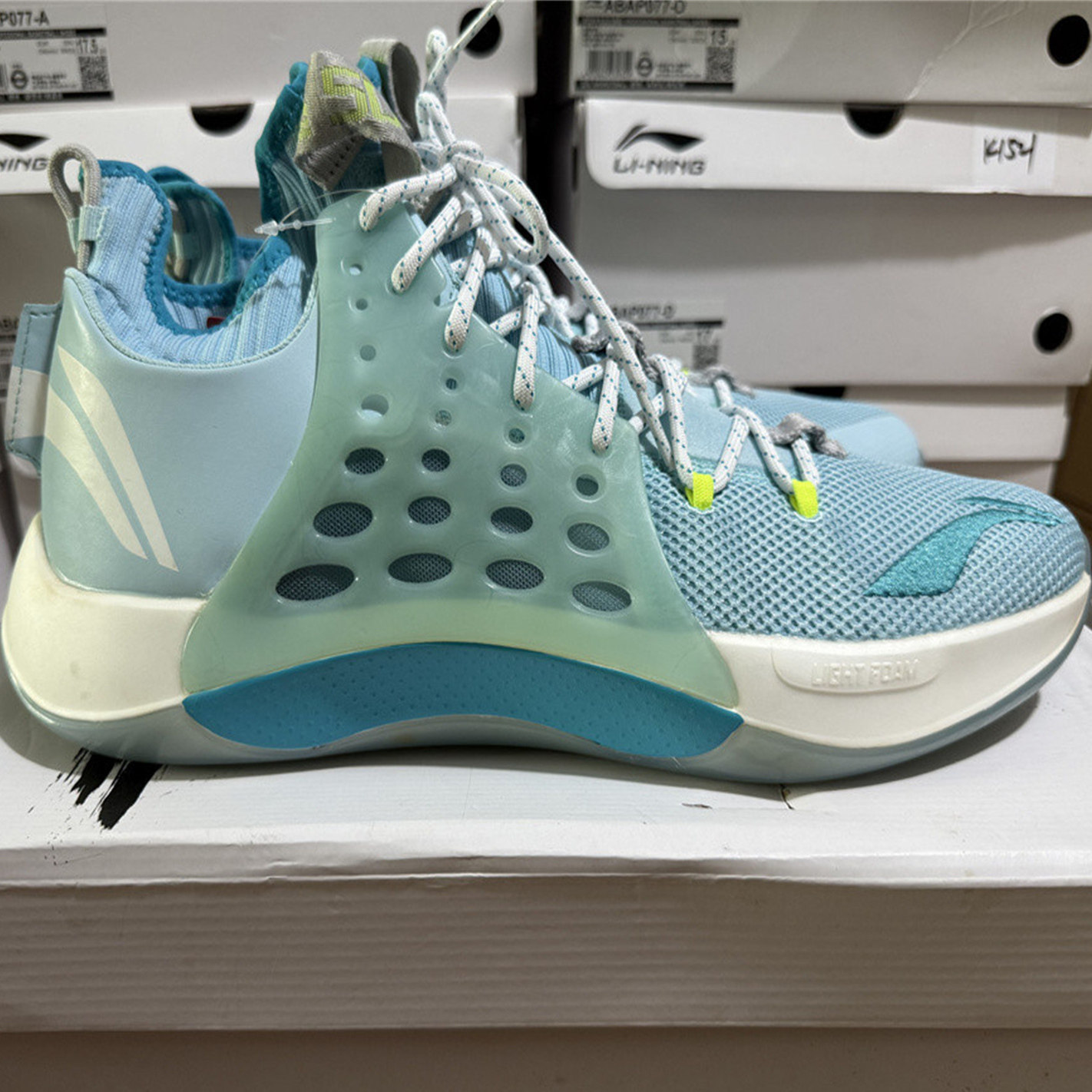 李宁音速7系列PE赞助版男子防滑减震耐磨专业篮球比赛鞋ABAP019