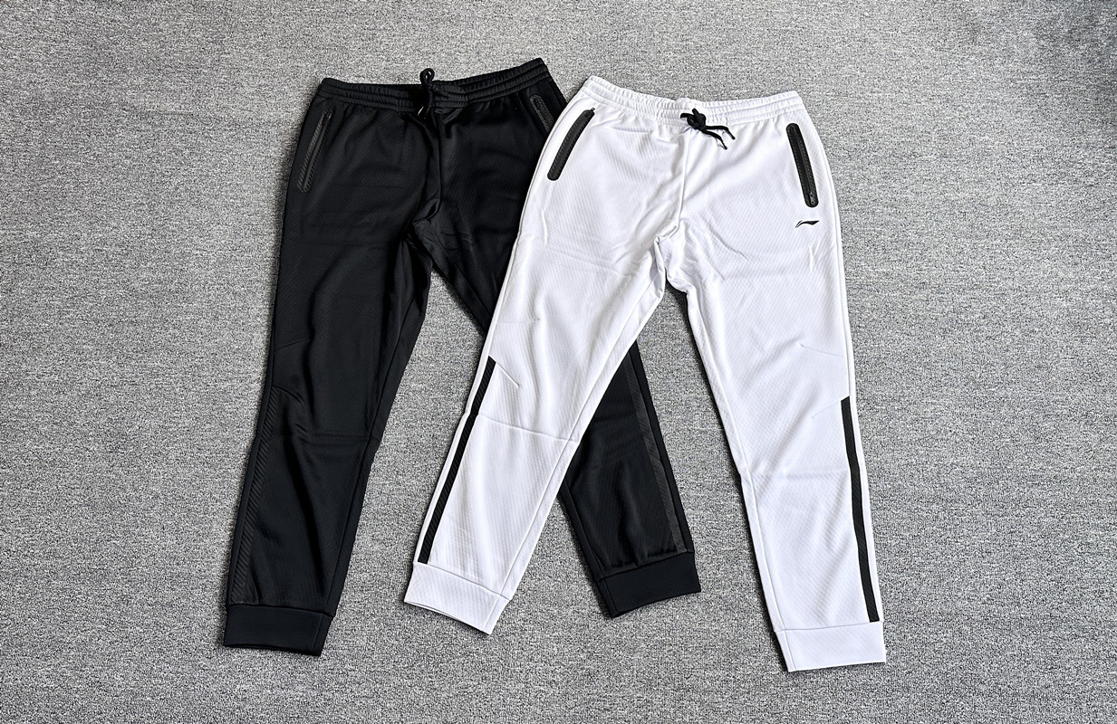 李宁篮球赞助  大码 加绒保暖 舒适 束脚 运动长裤卫裤AKLM749