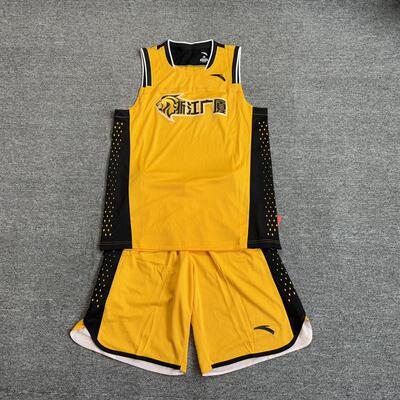 ANTA/安踏赞助浙江广厦男子篮球运动训练比赛上衣短裤55710101