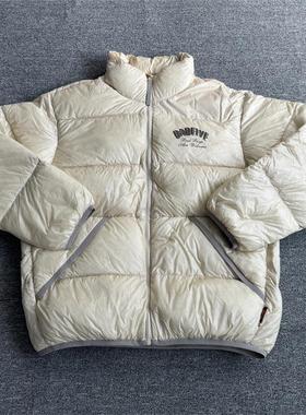 李宁BAD5反伍男子短款立领羽绒服90%白鸭绒高蓬保暖外套AYMT139-1