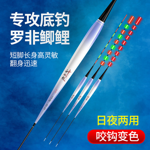 神眼张纳米短脚长身变色电子漂
