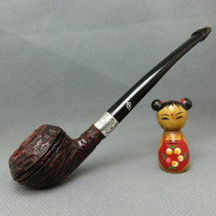 爱尔兰Peterson彼得森纯银圈雕刻石楠木烟斗2025圣帕特里克节 411