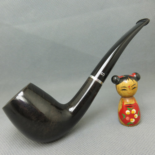 丹麦Stanwell史丹威石楠木烟斗black diamond黑钻系列光面弯 139
